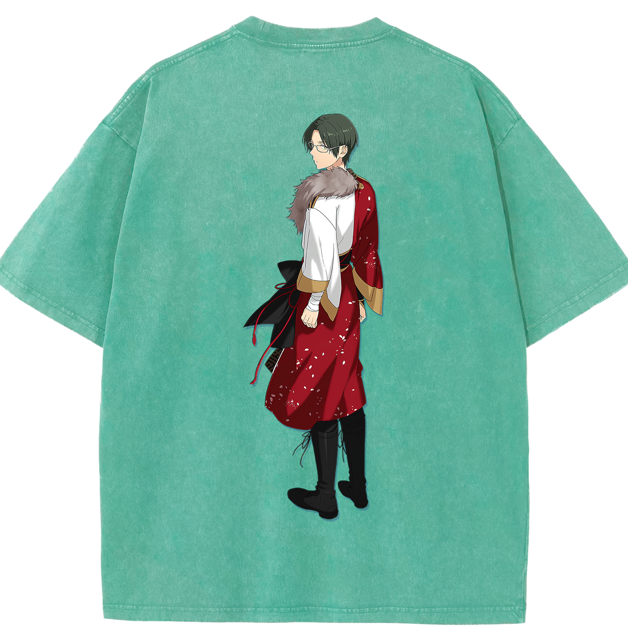 （画像用） あんさんぶるスターズ! Ensemble Stars 綿100% ヴィンテージ風 半袖Tシャツ（背面プリント）